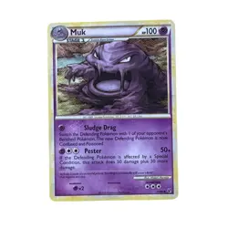 Muk Pokemon Card Rare Platinum Arceus 21/99 2010 Nintendo - Image 1