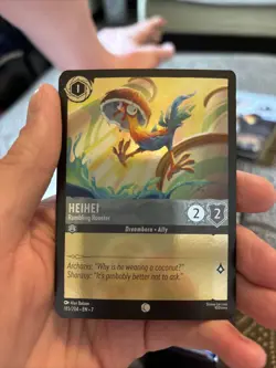 Heihei 185/204 Disney Lorcana Archazia's Island Regular Common Card NM Foil - Image 1
