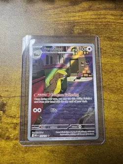 Pokemon Mega Evolution Gumshoos 153/132 Illustration Rare IR Full Art Card - Image 1