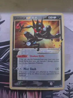 Greninja Gold Star SWSH144 Black Star Promo Holo Celebrations Pokemon Card NM - Image 1