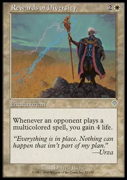 MTG magic cards 1x Rewards of Diversity - Foil Invasion NM-Mint, English - Image 1