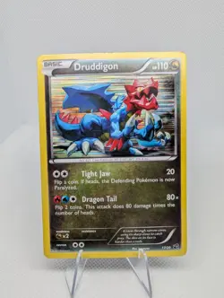Druddigon Holo 17/20 EX Dragon Vault Pokemon Card Dragon Type Basic TCG Card MP - Image 1