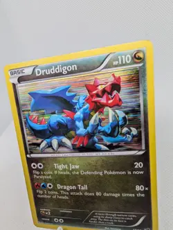 Druddigon Holo 17/20 EX Dragon Vault Pokemon Card Dragon Type Basic TCG Card MP - Image 2
