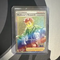 Professors Research Rainbow Secret Rare Card 84/78 Pokemon Go TCG - Image 1