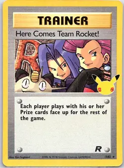 Here Comes Team Rocket! 15/82 Celebrations- Pokemon Card - NM - Image 1