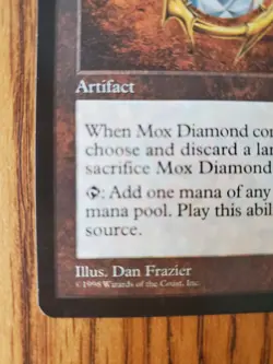 Magic The Gathering MOX DIAMOND Stronghold Set 1998 NM Condition Very Nice - Image 4