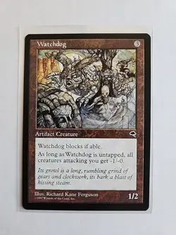 Watchdog - Tempest - LP - MTG Magic - Uncommon - Artifact Creature - Image 1