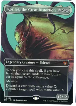 2023 Magic the Gathering Kozilek The Great Distortion Legendary Creature Eldrazi - Image 1