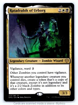 MTG Ratadrabik of Urborg Dominaria United 213/281 Regular Rare - Image 1