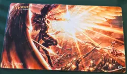Magic Gathering Lot Of 4 Original Avacyn, Angel Of Hope Playmat by Ultra- - Image 2