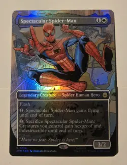 MTG - Spectacular Spider-Man - Borderless - Foil - Marvel's Spider-Man - Image 1