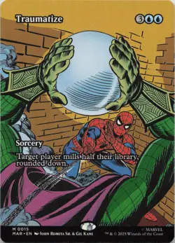 Traumatize (Borderless) M Marvel Eternal-Legal 15 LP-NM MTG - Image 1