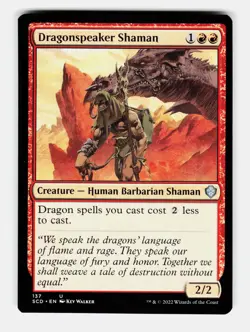 MTG: Dragonspeaker Shaman | Starter Commander Decks 137 NM - Image 1