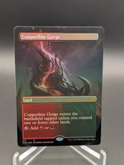 Copperline Gorge (Borderless) Phyrexia: All Will Be One Foil - Image 1
