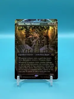 Gonti, Night Minister (Borderless) - Aetherdrift (DFT) - MTG - Foil - NM - Image 1