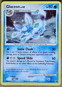 Glaceon Majestic Dawn HOLO Pokemon Card 2008 TCG 5/100 - Image 1
