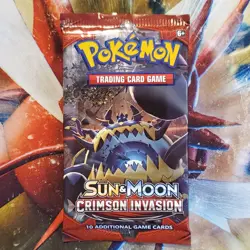 S&M Crimson Invasion Booster Pack - Pokemon Cards - New & Sealed - Lot #357 - Image 1