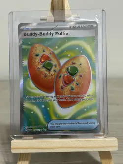 Pokemon Mega Evolution Buddy -Buddy Puffin 167/132 Full Art NM - Image 4