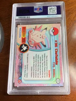 2000 Topps Chrome Pokemon Series 1 #36 Clefable PSA 9 MINT - Image 2