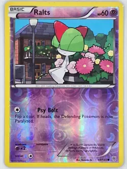 Ralts 59/135 Pokemon - Reverse Holo Black and White Plasma Storm - Image 1