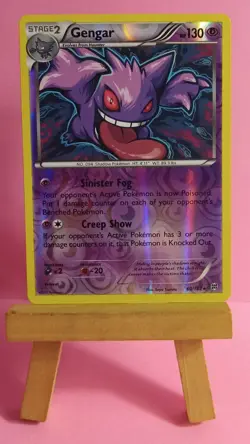 Pokemon TCG Gengar 60/162 XY BREAKthrough Holo Rare Reverse Holo Lightly Played - Image 3