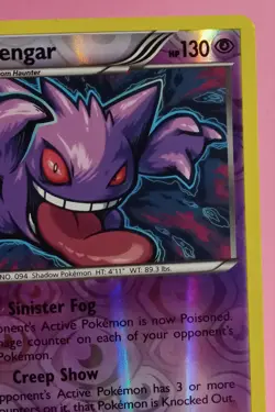 Pokemon TCG Gengar 60/162 XY BREAKthrough Holo Rare Reverse Holo Lightly Played - Image 5