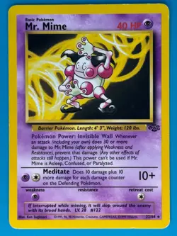 Pokemon - Mr. Mime 22/64 Non Holo [Jungle Set] *Moderately Played - MP* - Image 1