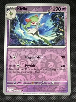 Kirlia 028/091 Pokemon Sv: Paldean Fates Reverse Holo - Image 1