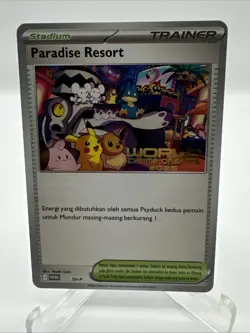 INDONESIAN 2025 World Championship Promo - Paradise Resort Pokemon TCG 224 SV-P - Image 1
