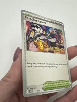 INDONESIAN 2025 World Championship Promo - Paradise Resort Pokemon TCG 224 SV-P - Image 3