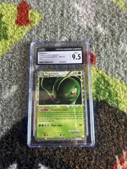 CGC 9.5 Meganium 109/123 Prime Holo Pokemon HeartGold & SoulSilver Spanish Psa - Image 1