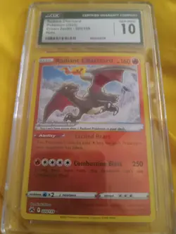 2023 Pokemon Sword And Shield Crown Zenith #020 Radiant Charizard CGC 10 - Image 1
