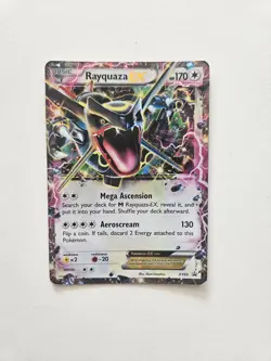 Pokemon TCG - Rayquaza EX FULL ART XY69 Holo Black Star Promo 2015 NM - Image 1