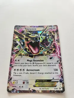 Pokemon TCG - Rayquaza EX FULL ART XY69 Holo Black Star Promo 2015 NM - Image 2