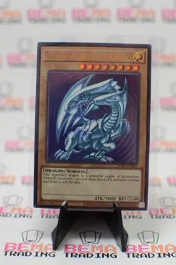 Blue-Eyes White Dragon (Version 2) LCKC-EN001 Legendary Collection Kaiba... - Image 1