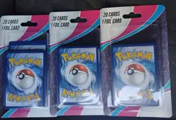 Pokemon Mystery Packs 20 + 1 Foil Card X 3 63 Cards MJ Holdings Sealed New TCG - Image 1