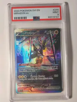 MIRAIDON EX 244/198 PSA 9 - Scarlet & Violet 244/198 - Pokemon Card - MINT - Image 1