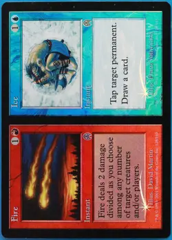 Fire and Ice FOIL Apocalypse HEAVILY PLD Uncommon CARD (487592) ABUGames - Image 1
