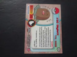 2000 Topps Pokemon Chrome #50 Diglett Series 1 Trading Cards - Image 2