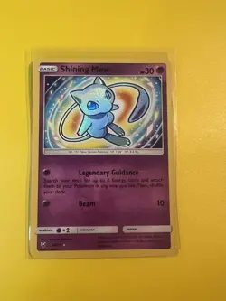 Pokemon TCG Shining Mew Holo Rare Card 40/73 Shining Legends Pack Fresh - Image 1
