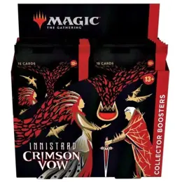 MTG Magic English INNISTRAD: CRIMSON VOW Collector Booster Box 12 Packs 180Cards - Image 2