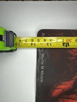 Fantasy Warrior Playmat by Monte M. Moore | Dragon Artwork MTG TCG Mat - Image 4