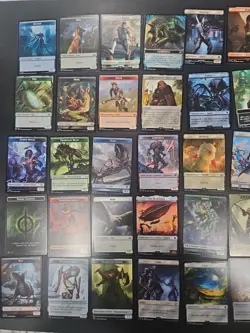 Lot Of 50 Magic The Gathering Tokens - Image 2