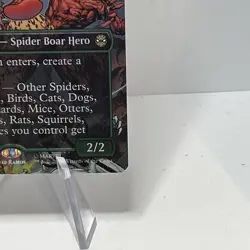 MTG FOIL Spider-Ham, Peter Porker Borderless - Marvel's Spider-Man #201 - Image 4