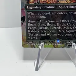 MTG FOIL Spider-Ham, Peter Porker Borderless - Marvel's Spider-Man #201 - Image 5