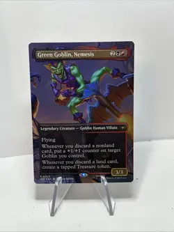 Green Goblin, Nemesis (Borderless) #23 (Foil) (NM) Spider-Man SPE Magic MTG - Image 1