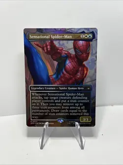 Sensational Spider-Man (Borderless) #25 (Foil) (NM) Spider-Man SPE Magic MTG - Image 2