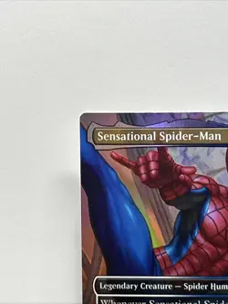 Sensational Spider-Man (Borderless) #25 (Foil) (NM) Spider-Man SPE Magic MTG - Image 3