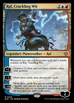 Mint/Near-Mint, English - 1 x MTG Ral, Crackling Wit Bloomburrow - Image 1