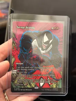 MTG, Savage Beating (Borderless) 26 Marvel Universe Eternal-Legal Regular - Image 1